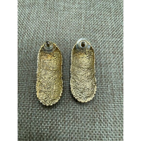 Vintage Abstract Enamel Earrings Not Stamped  Multi Colored - Picture 4 of 7